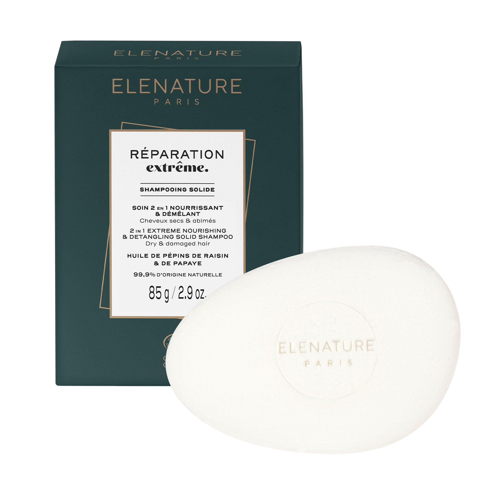 Shampooing Solide 2-en-1 Nourrissant & Démêlant